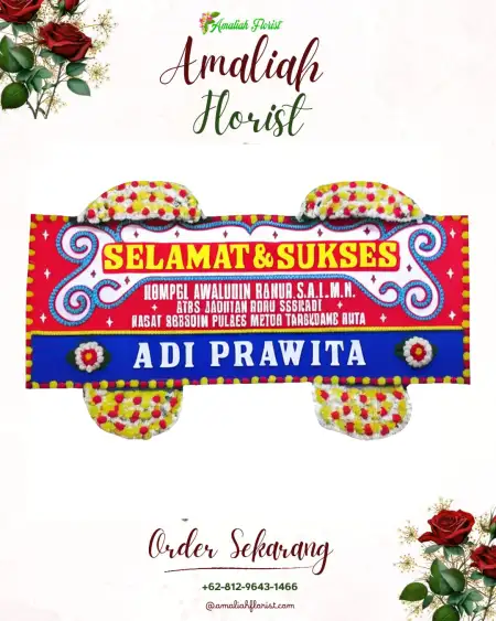 Papan Bunga Ucapan Selamat Deling